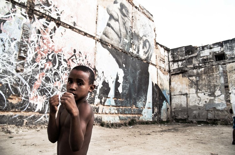 Shadow boxing, Havana, Cuba. Photo by Thai Neave.