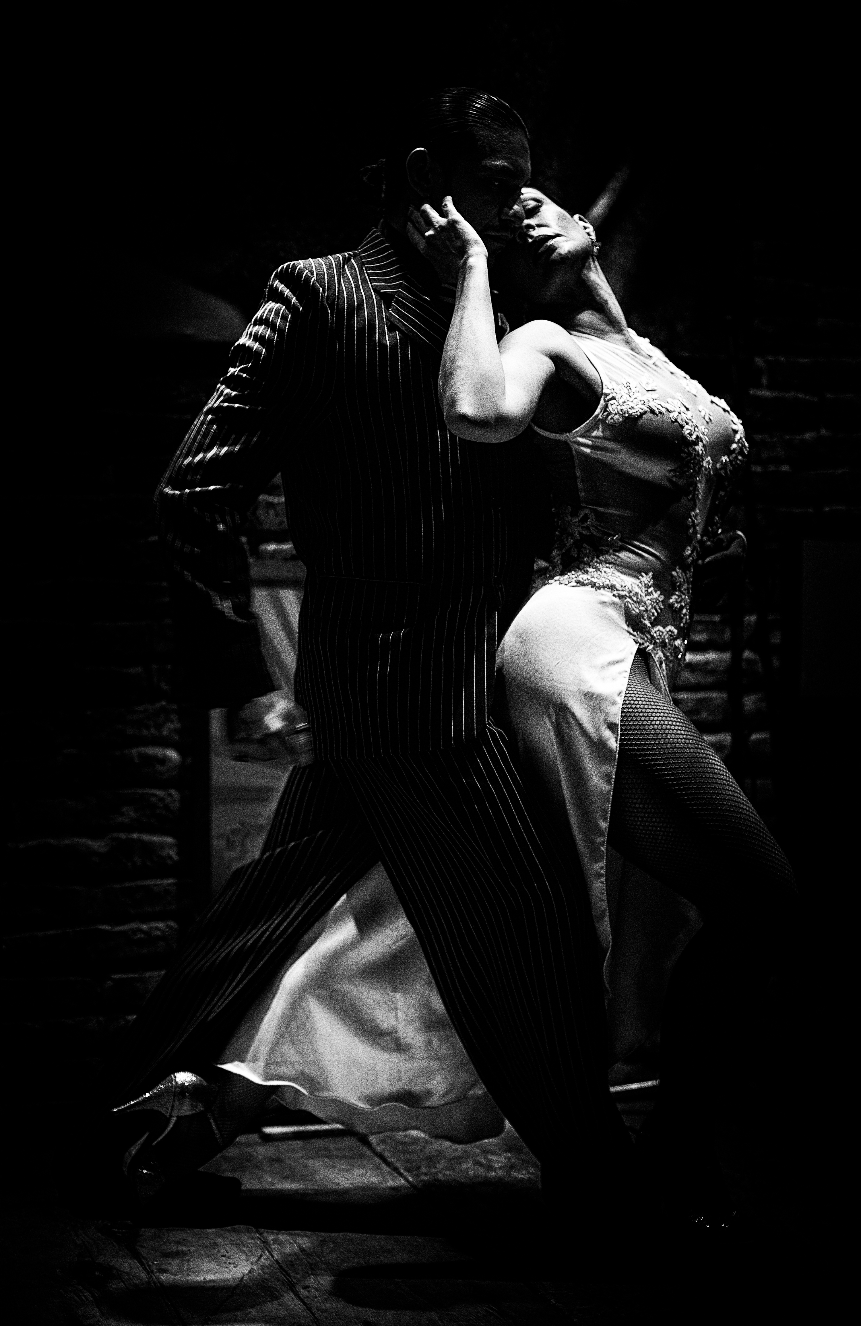 A couple performing tango